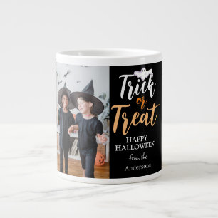 Trick or treat Spooky Halloween familie foto Extra Grote Beker