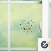 Trick or treat sterren Halloween Raamsticker (Huis)