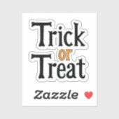 trick or treat sticker (Vel)