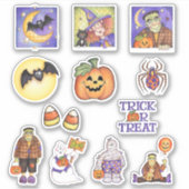 Trick-or-Treat Sticker (Voorkant)