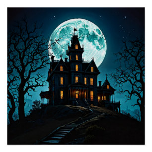 Trick or treat Street - Halloween Night Wall Art & Perfect Poster
