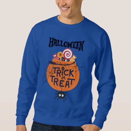 Trick Or Treat Style Sweatshirt – Halloween Vibes (Devant)
