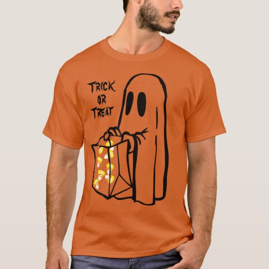 Trick or treat t-shirt (Voorkant)