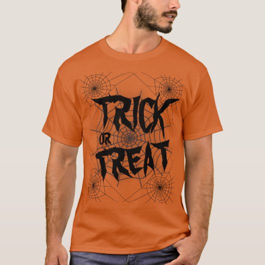Trick or treat t-shirt (Voorkant)