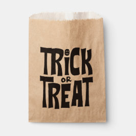 Trick or treat tas bedankzakje