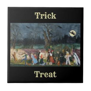 trick or treat! tegeltje
