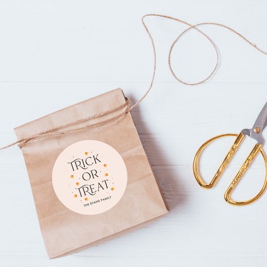 Trick or treat tijd Halloween Sticker