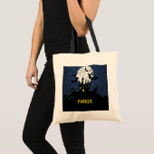 Trick or treat van het gehakte huis tote bag (Voorkant (product))