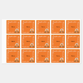 Trick or treat van... labels