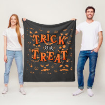 Trick or Treat Vlies Dekens - Halloween