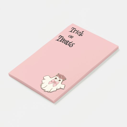 Trick or Treat Whimsy Post-it® Notes (Schuin)