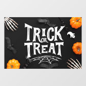 Trick or treat Windows Cling Raamsticker (Vel)