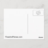 Trick or treat Witch Briefkaart (Achterkant)