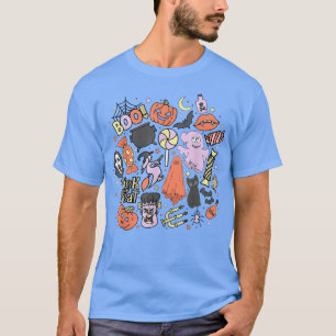 Trick or treat Witchcraft 60s 70s Hippie Halloween T-shirt