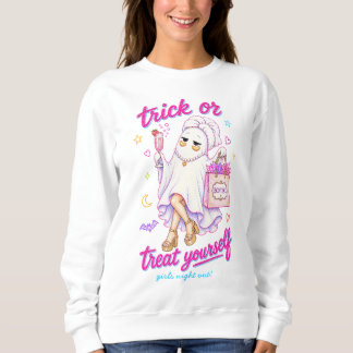 Trick or Treat Yourself Spa Geest Handdoek Champag Trui