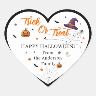 Trick or Treat Zak Halloween Ronde Sticker