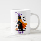 Trick or treat Zwarte Kat Specialty Mok (Rechts)