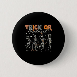 Trick Or Treatment Pt Fysiotherapie Therapeut H Ronde Button 5,7 Cm