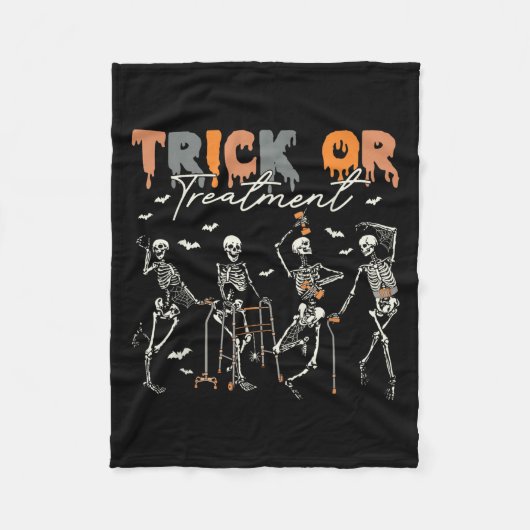 Trick Or Treatment Pt Physical Therapy Therapist H Fleece Deken (Voorkant)
