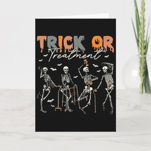 Trick Or Treatment Pt Physical Therapy Therapist H Kaart (Voorkant)