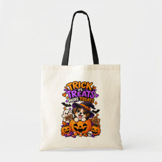 Trick or Treats Meer Snoepjes Schattige Halloween Tote Bag