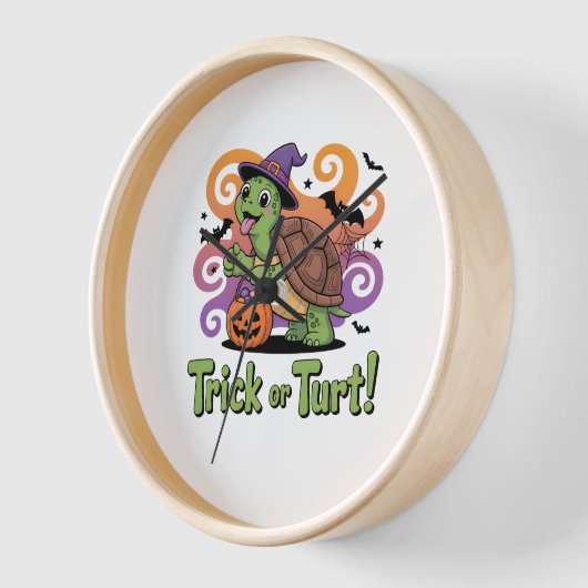 Trick or Turt Funny Turtle Halloween (Hoek)