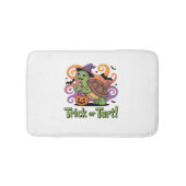 Trick or Turt Funny Turtle Halloween Badmat (Voorkant)