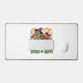 Trick or Turt Funny Turtle Halloween Bureaumat (Keyboard & Muis)