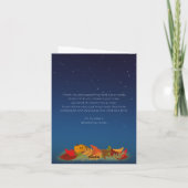 Trick or "Tweet" carte d'Halloween d'oiseau (Dos)