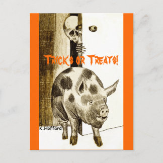 Trick ors treat! briefkaart