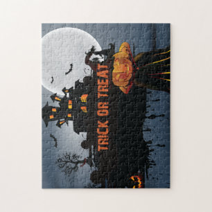 Trick ors treat kasteel legpuzzel
