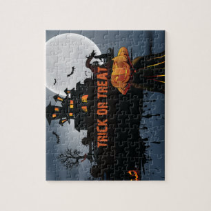 Trick ors treat kasteel legpuzzel