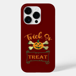 Trick ors treat kruising Halloween pomkin Case-Mate iPhone 14 Pro Hoesje