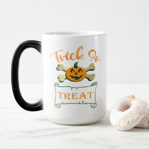 Trick ors treat kruising Halloween pomkin Magische Mok