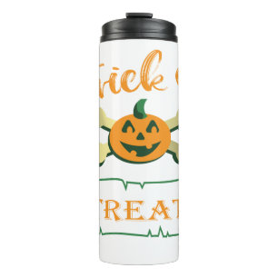 Trick ors treat kruising Halloween pomkin Thermosbeker