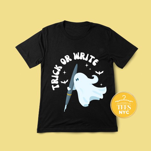 Trick Ou Écrire Auteurs Ghost Writer T-shirt