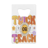 Trick Ou Enseigner Funky Ghost Enseignant Hallowee (Dos)