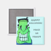 TRICK OU TRAITEMENT, Aimant FRANKENSTEIN (Recto/Verso)