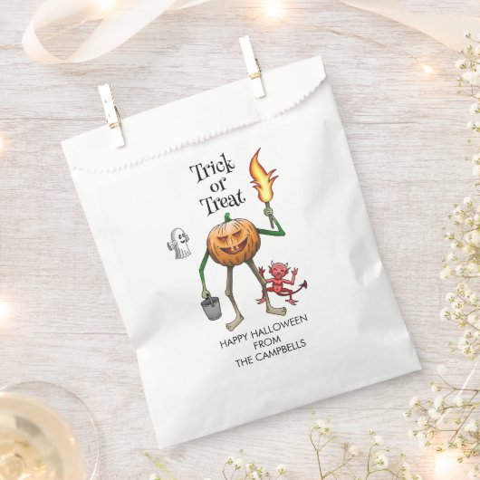 Trick ou traitement Halloween Favoriser les sacs (Coupé)