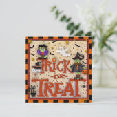 Trick ou traitement Halloween Inspirivity Carte de (Debout devant)