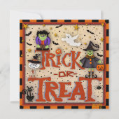 Trick ou traitement Halloween Inspirivity Carte de (Devant)