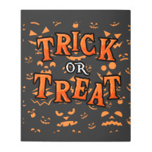 Trick ou traitement Halloween Metal Wall Art