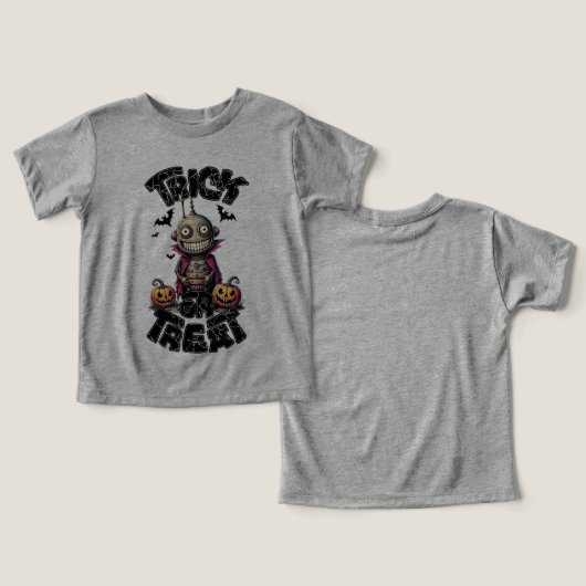 Trick ou traitement, style robot (Design Recto & Verso)