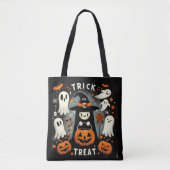 Trick ou traitement - Uniquement sorcier Sac fourr (Devant)