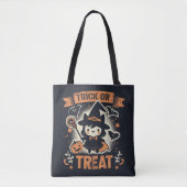 Trick ou traitement - Uniquement sorcier Sac fourr (Devant)