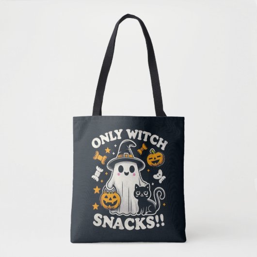 Trick ou traitement - Uniquement sorcier Sac fourr (Devant)