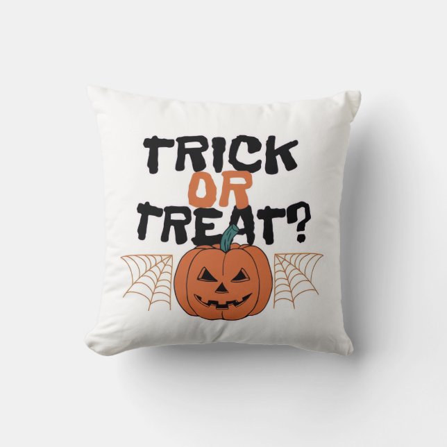 Trick ou traitements Coussins d'Halloween (Recto)