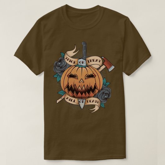 Trick ou traiter Classic TShirt (Design devant)