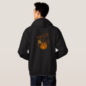TRICK OU TRAITER Halloween Sweat - shirt à capuche (Dos entier)