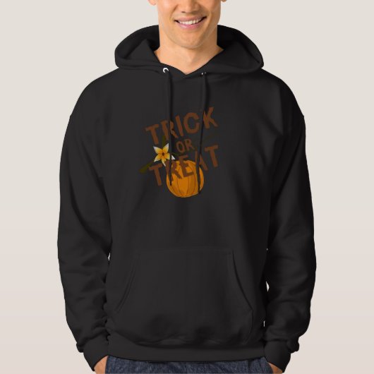 TRICK OU TRAITER Halloween Sweat - shirt à capuche (Devant)